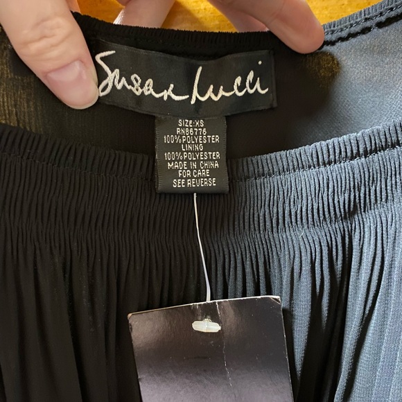 Susan Lucci Shirred Blouse - Picture 6 of 7